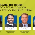 May It Please The Court: The Judges’ Perspective On What We Can Do Better At Trial