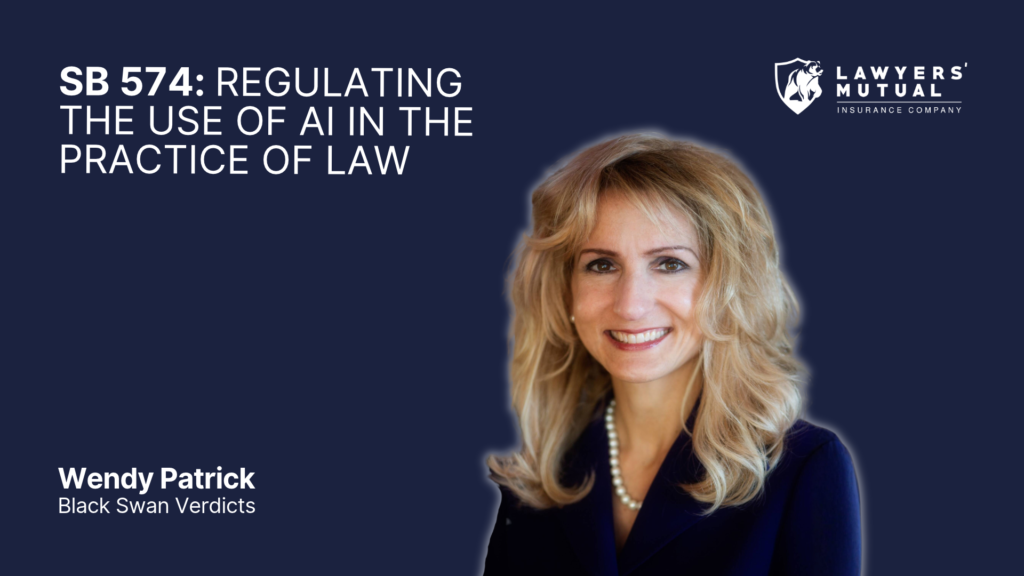 SB 574: Regulating the Use of AI in the Practice of Law